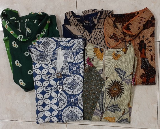 Atasan Batik Wanita Blouse Modern S-m-l-xl-xxl-3l-4l-5l