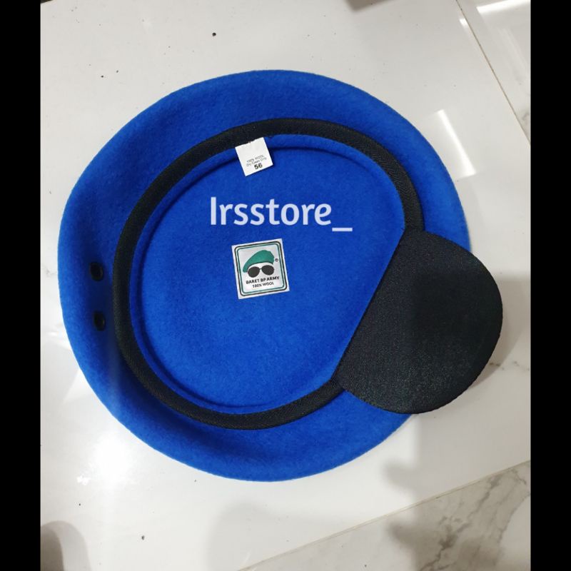 baret kacamata provos tni pomal / baret kacamata provos / baret kacamata provos biru tua / baret kac