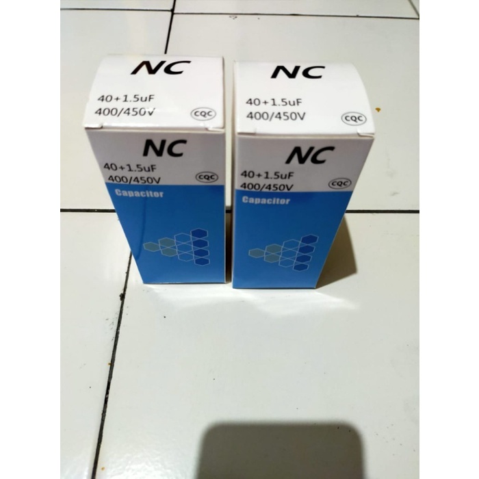 KAPASITOR AC / CAPACITOR AC LG 3 KAKI 40/1,5 uF (MERK NC) 40/1,5 MIKRO