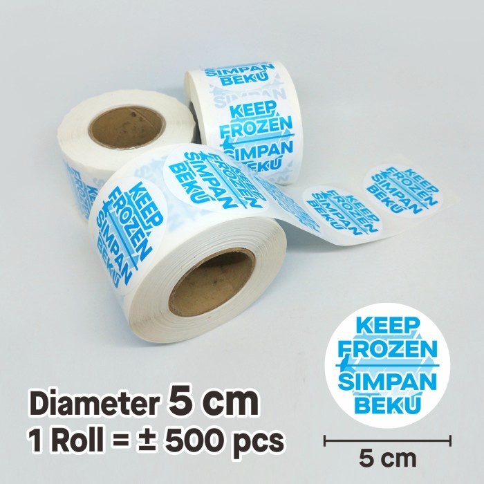 

Label Sticker Makanan Frozen Food Stiker Simpan Beku 5 cm (1 roll / 500 pcs)