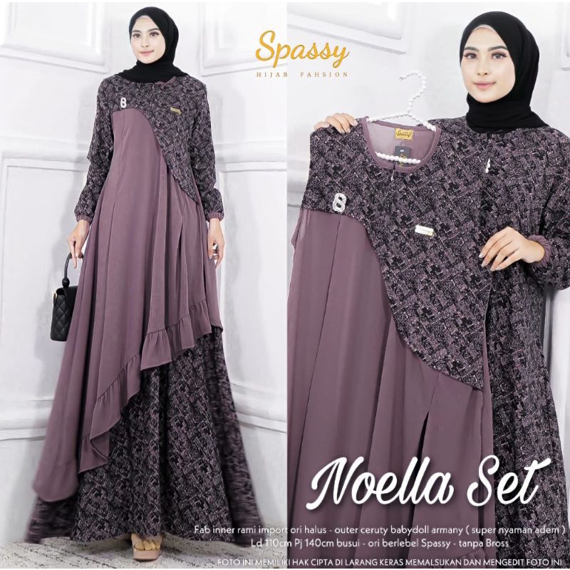 ( SALE ) GAMIS MAXY NOELLA SET IMPORT // BUSUI ORI BY SPASSY