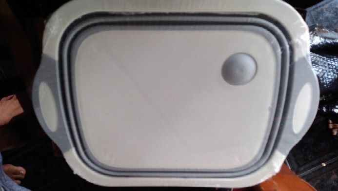 Baskom Talenan Lipat/magic Talenan Lipat Alat Dapur Serbaguna - 100267