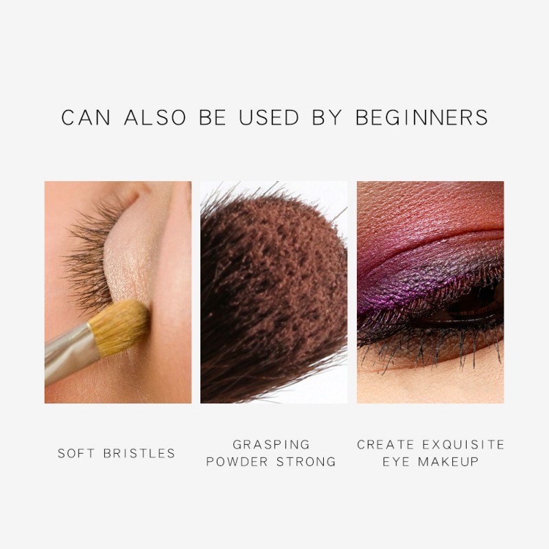 Maange 2 in 1 Brush/kuas eyeshadow untuk blending dan detail sudut mata (B11)