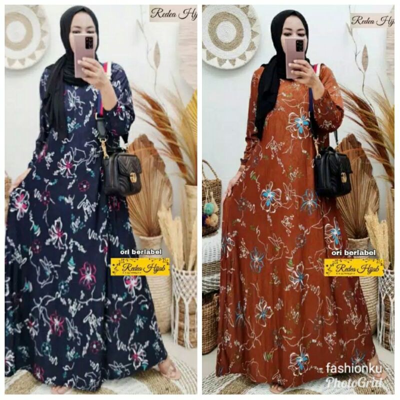 Gamis netis maxy/gamis jersey roberta netis maxy busui