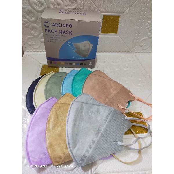 Masker duckbill careindo mix isi 50
