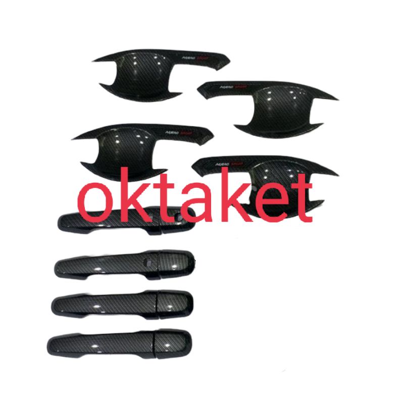 paket outer handle all new pajero 2016 2018 2020 2022  full carbon
