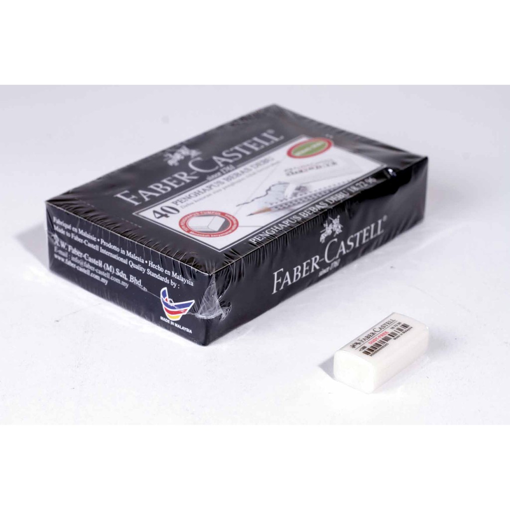 

Penghapus Pensil Faber Castell Putih Sekolah Kantor / Stip Putih