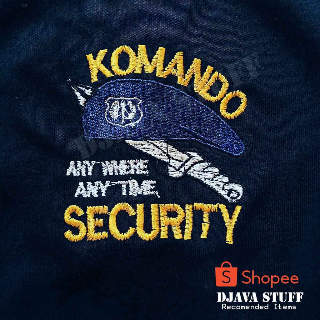 Kaos Satpam Terbaru Kaos Security Kerah Pendek Warna Coklat Hitam Navy Satpam Security