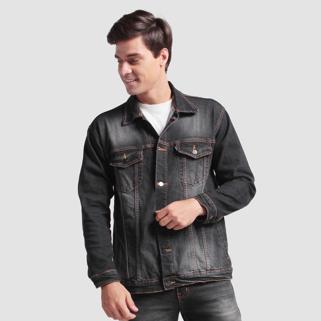 JAKET PRIA KEREN ORIGINAL BRODO - JACKET JEANS DENIM COWO