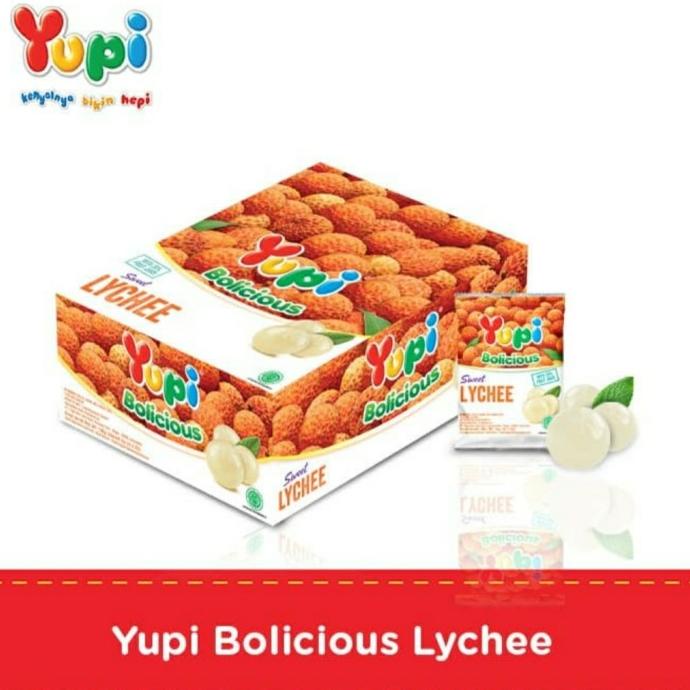 

Diskon Permen Yupi Bolicious Lychee Leci Box Isi 24Pcs 24 Pcs Diskon