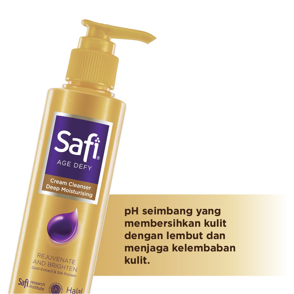 SAFI AGE DEFY - Cream Cleanser Deep Moisturizer 150 ml (BPOM)