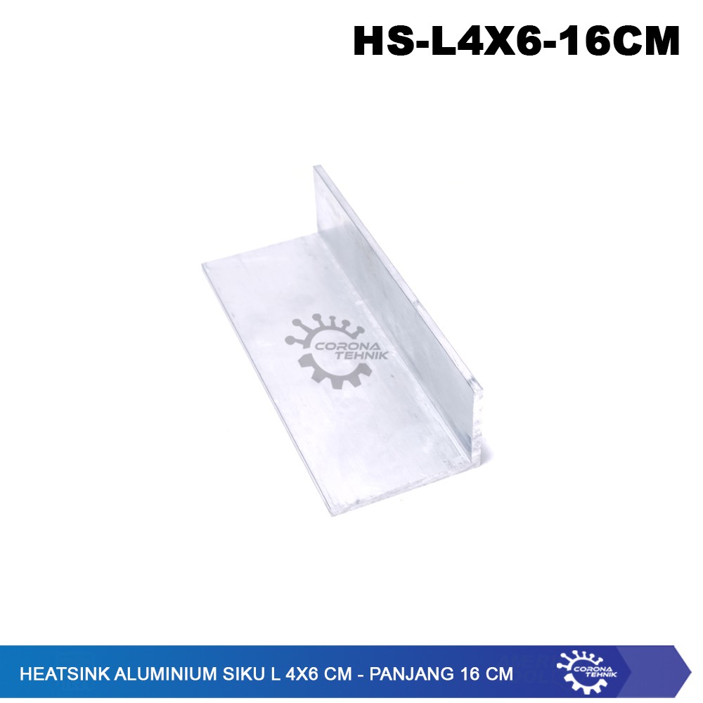 Aluminium Siku - Heatsink  L 4x6 cm - Panjang 16 cm