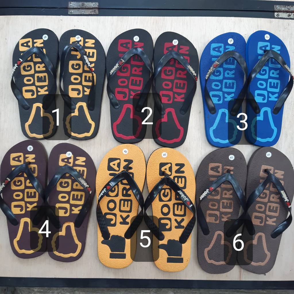 Sandal Jogja / Sandal Wisata / Sandal Oleh-Oleh Jogja (JOGJA KEREN)