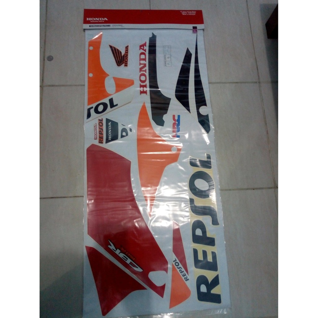 Striping Cbr 150 Old K45a Ori Stripping Sticker Body Decal Cbr 150 Lok Shopee Indonesia