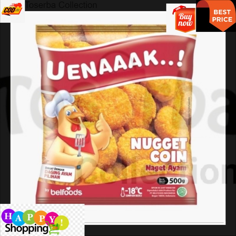 

Toserba Collection Murah Nugget 500 gr small KOIN belfoods Bandung - Cimahi