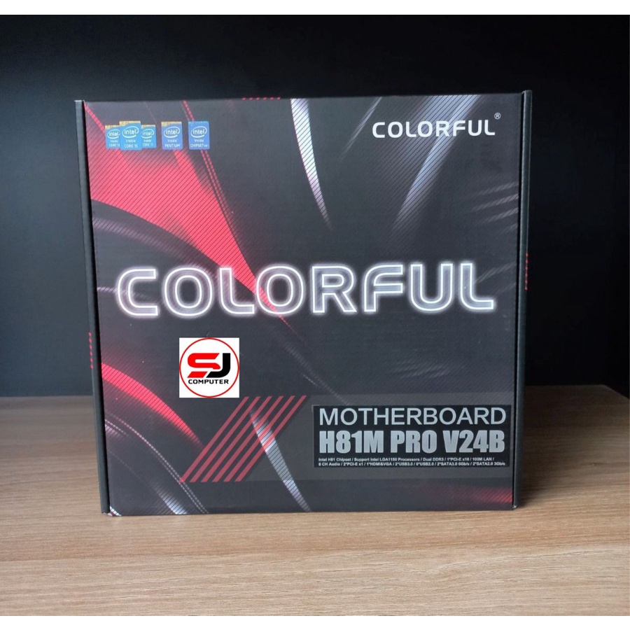 MOTHERBOARD COLORFUL H81M PRO V24B (LGA1150, H81, DDR3, USB3.0)