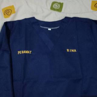 BAJU OK BORDIR 2 bordiran baju jaga baju dokter perawat BAJU OK BORDIR 2 bordiran baju jaga baju dokter perawat