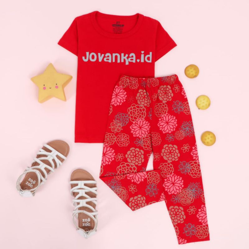 PIAMA SETELAN KAOS ANAK JOVANCA