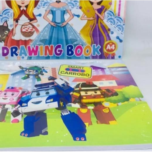 

Buku Menggambar / Drawing Book isi 1 pack (10 pcs motif campur cewe da