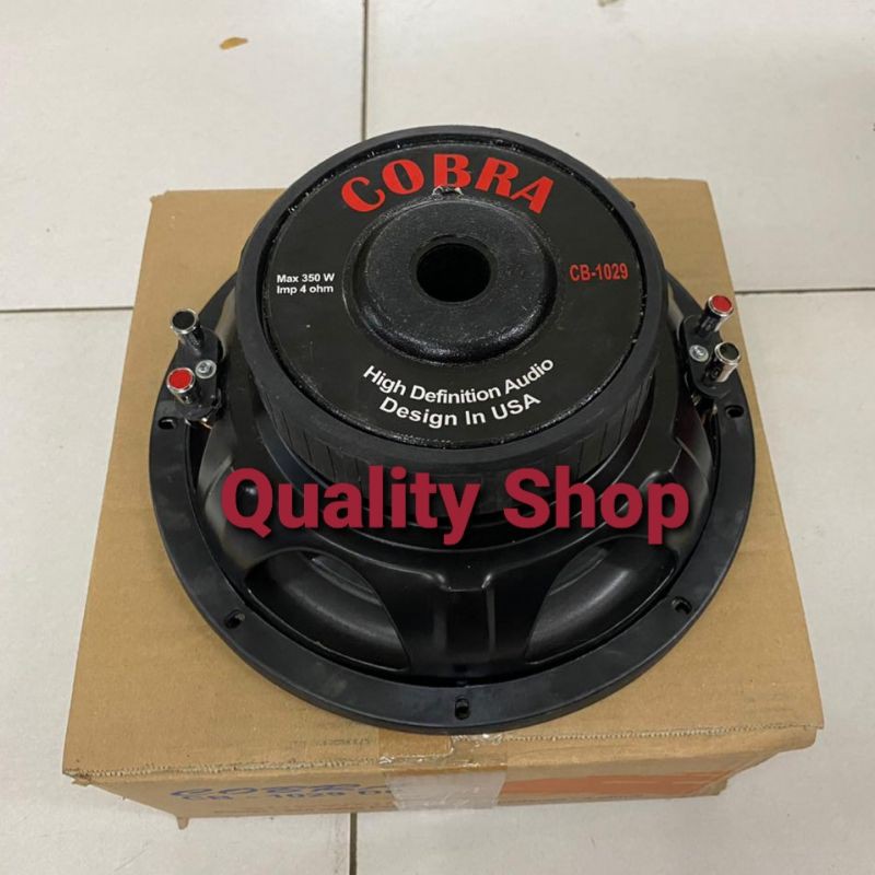 Subwoofer 10 inch Cobra 1029 Double Coil