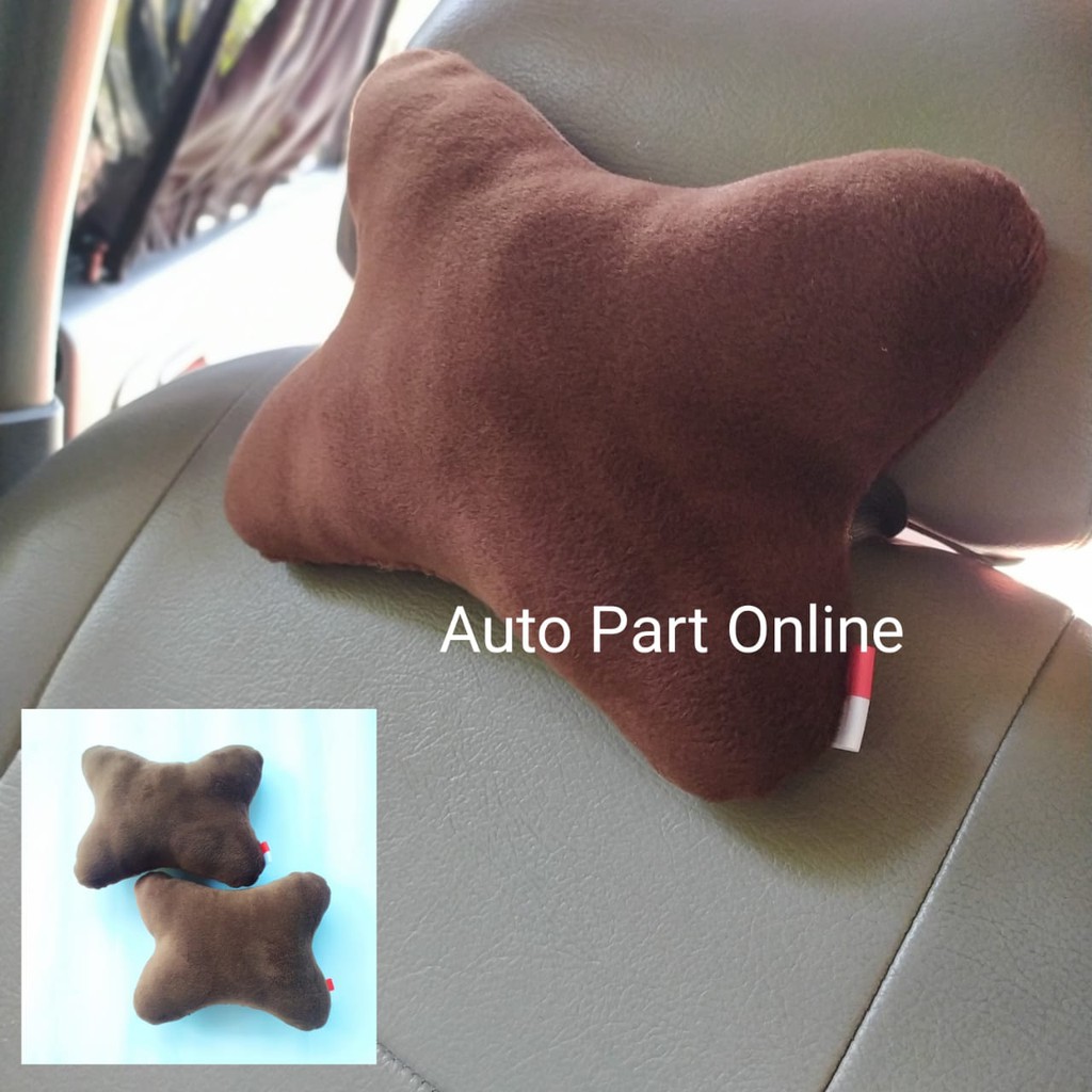 bantal mobil polos aneka warna bantal jok mobil polos warna coklat