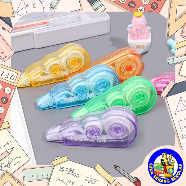 

Correction Tape / Pita Koreksi (6pcs) ST0005
