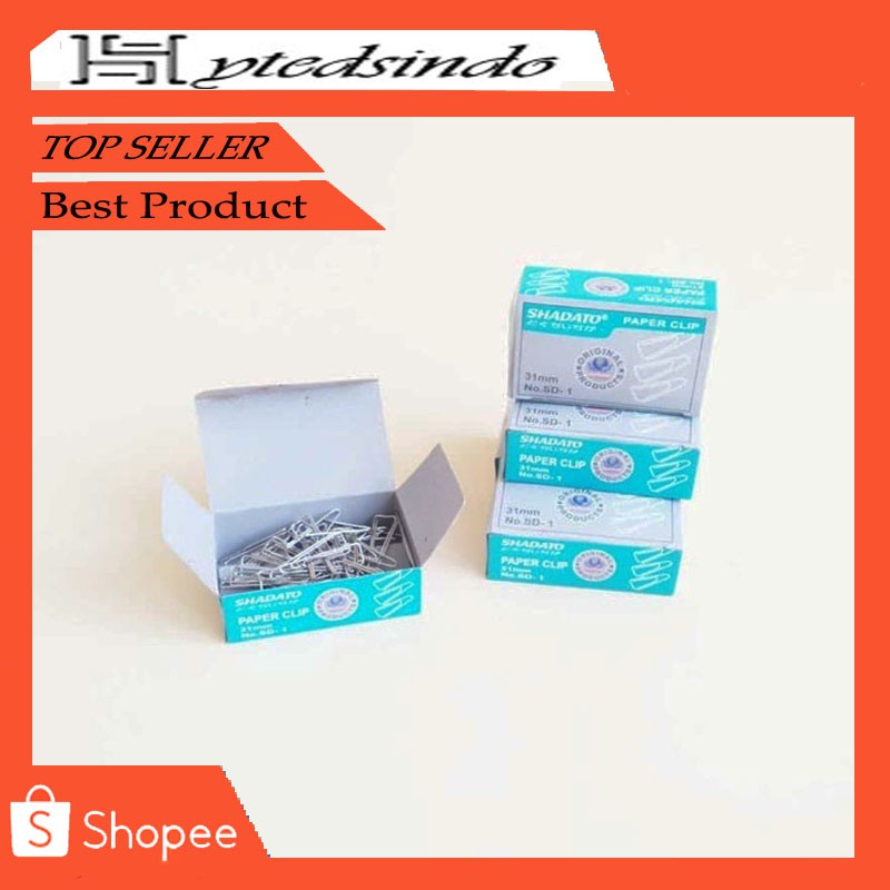 

Paper Clips/Trigonal Clips/Penjepit Kertas No.1 1Pack (10 Dus) SHADATO