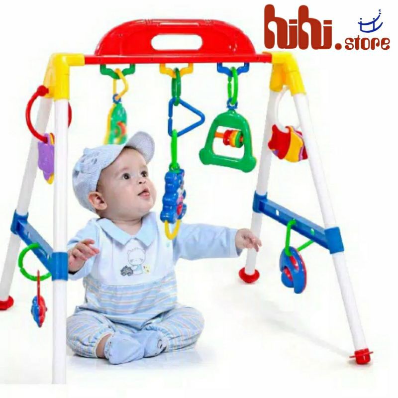 Baby musical play gym / Playgym / Mainan Anak Playgym / Play gym / musik mainan rattle bayi anak playgym Premium