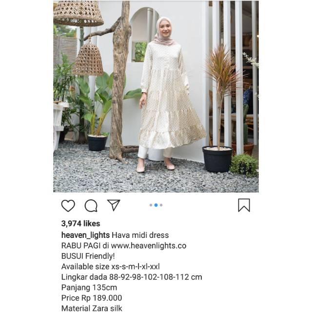 Hava midi dress by heaven lights