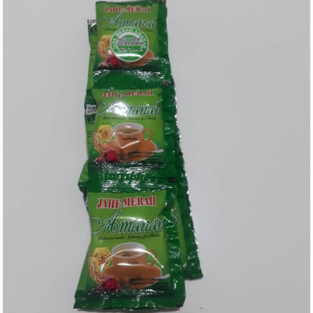 

1Renceng Jahe Super Amanah isi 12sachet BPOM