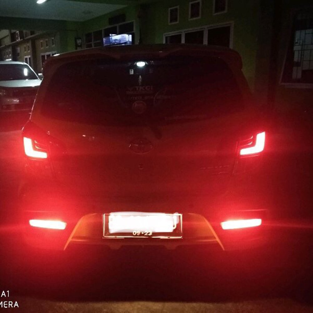 Mata Kucing Original Rush Terios New Agya New Ayla Custom Led Lampu Bemper Belakang