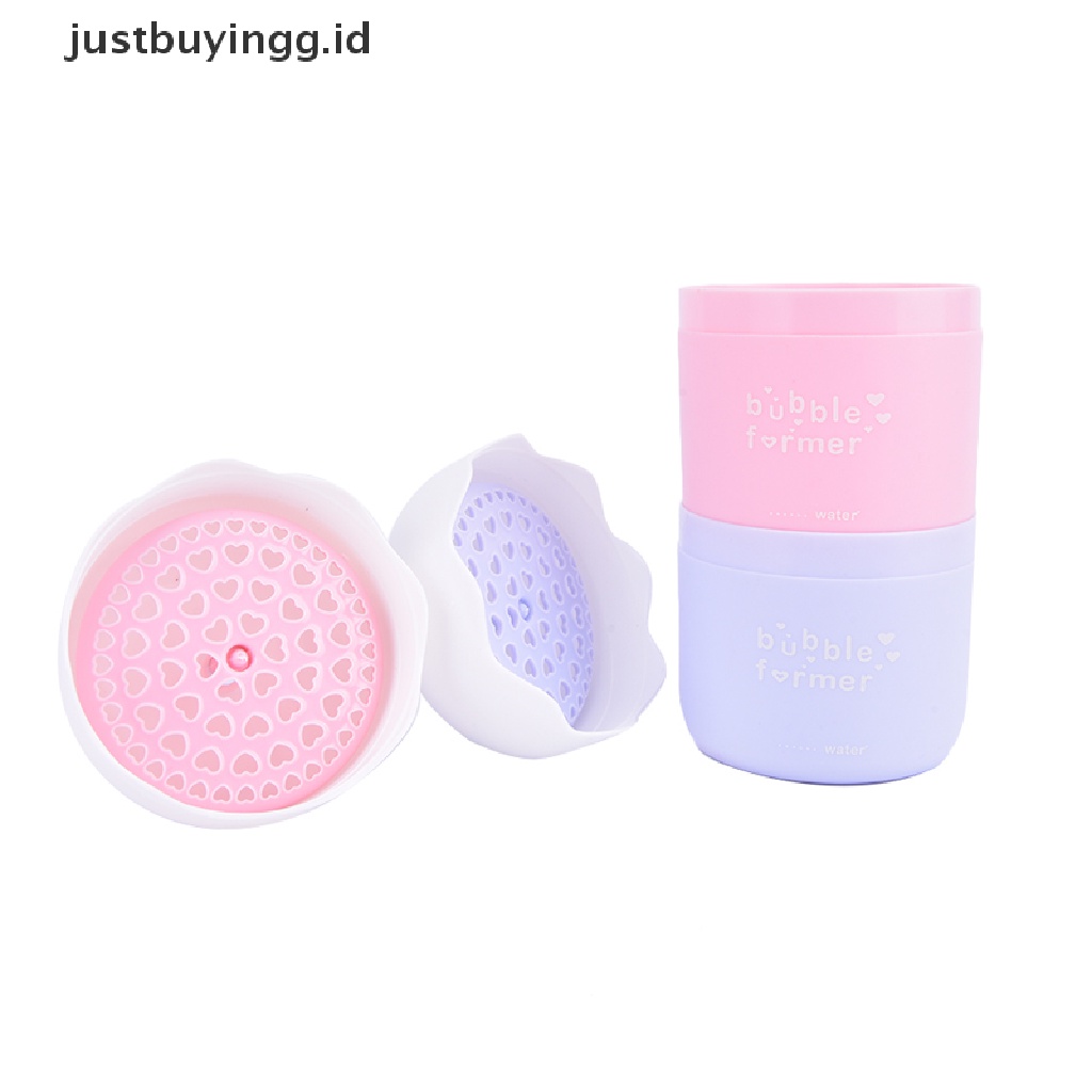 (Justbuyingg.Id) Alat Pembuat Busa Sabun Cuci Muka / Tubuh Portable