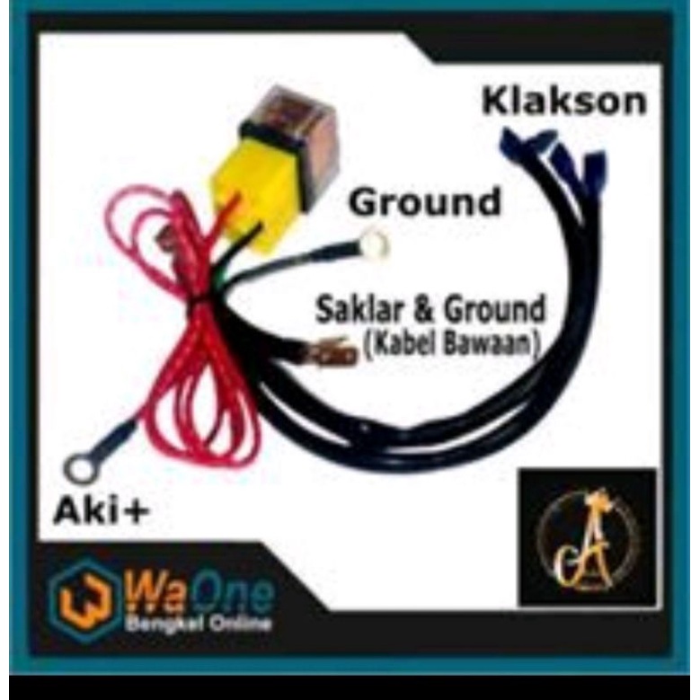 KABEL SET KLAKSON KEONG + RILEY