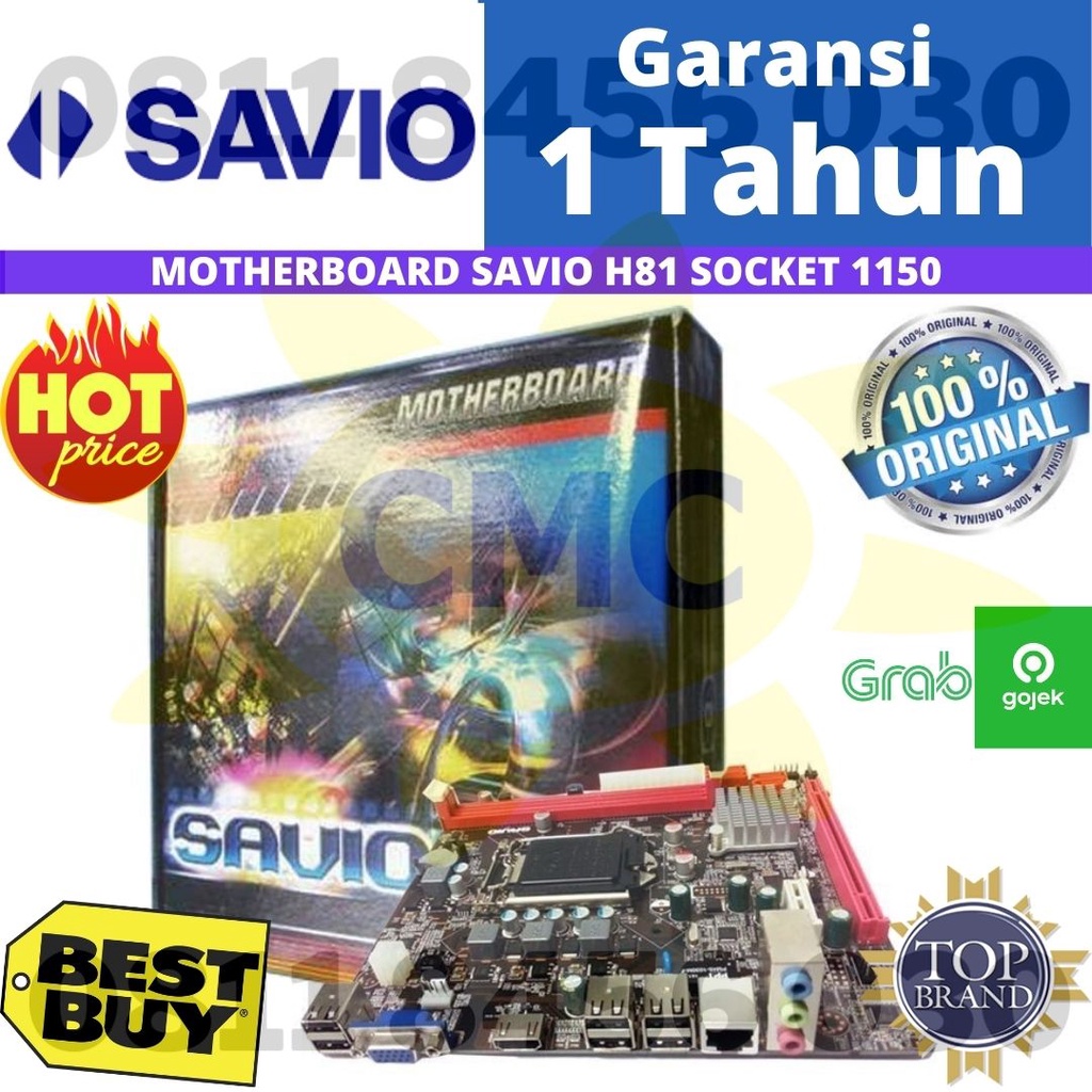 Motherboard SAVIO H81 LGA 1150 DDR3 - HDMI - Model H81V1