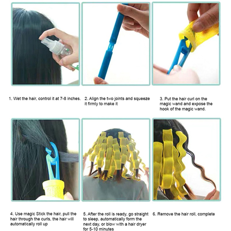 10pcs 30cm Catokan Keriting Spiral