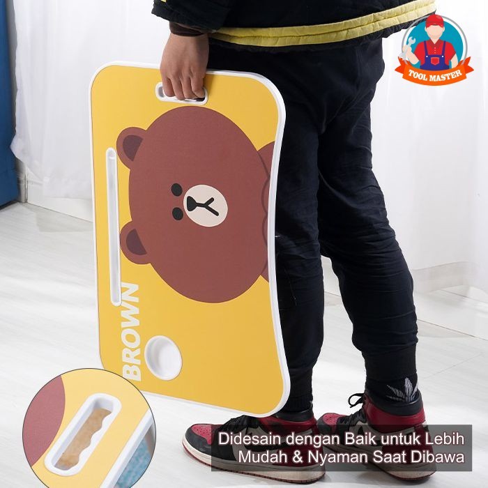BISA COD l Meja Laptop Motif gambar/meja laptop/meja belajar/meja kantor motif/meja gambar doraemon