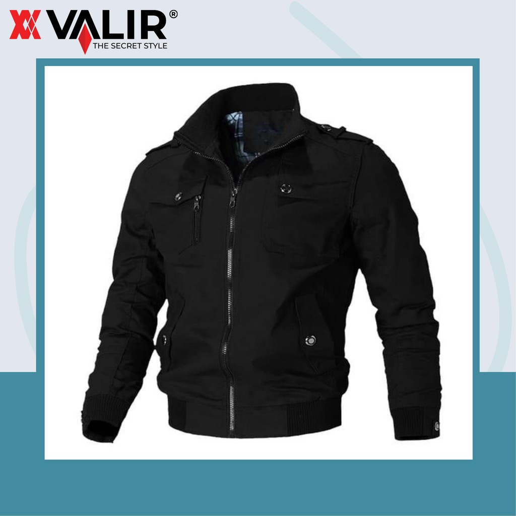 Jaket Pria Model Zipper Terbaru/Jaket Taslan Pria Original - Valir Ruster