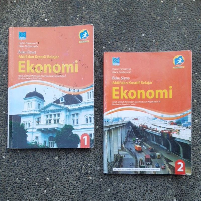 buku Siswa Aktif dan Kreatif Belajar Ekonomi Sma Kelas 10.11.12 revisi kurikulum 13.Merdeka.Grafindo