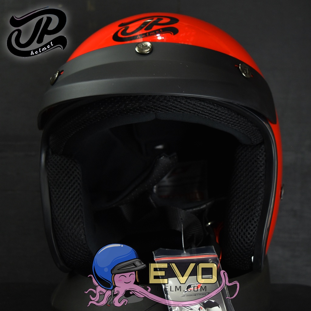 HELM BOGO JPX_JP NEW BIGIE_SOLID - RED FERRARI/BLACK