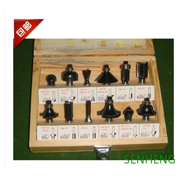 Mata Profil Kayu 1 Set 12 Pcs 8mm - SENHENG 270401