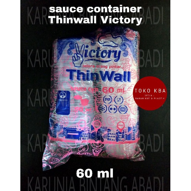 Sauce container Cup saus PP Thinwall Victory 60 ml