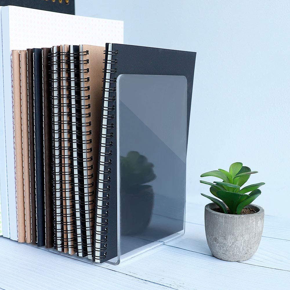 

ACRYLIC BOOK STAND PENAHAN BUKU PEMBATAS BUKU GANJAL BUKU 4mm