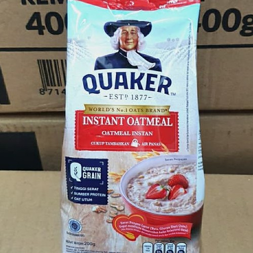 

Quaker Oat Meal instan Merah 200gr / Quacker / Kuaker