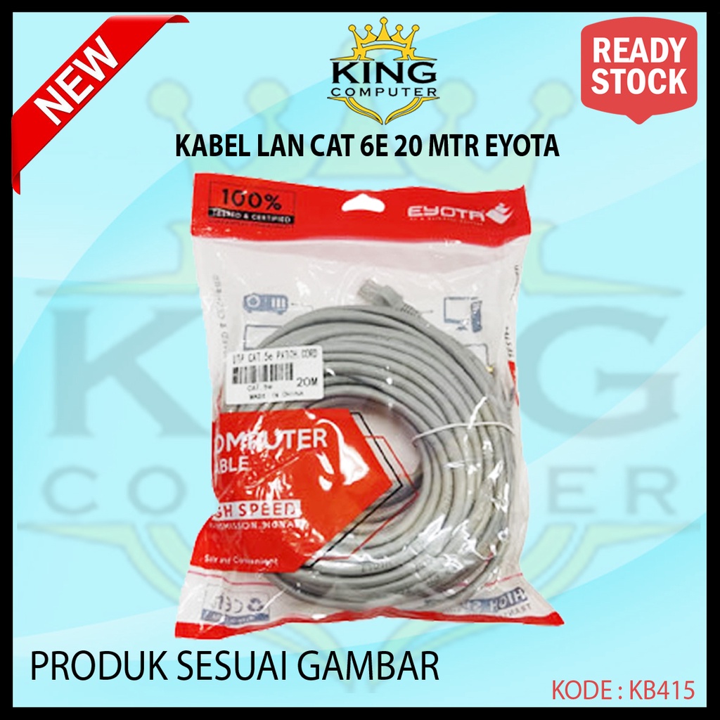 KABEL LAN CAT6 CAT 6E 20 meter EYOTA