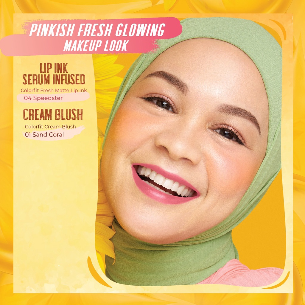 WARDAH Colorfit Cream Blush 3g Intense &amp; Pigmented Blush On BPOM (VH)