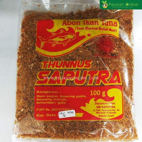 

Abon Ikan Tuna Khas Aceh ( Cap Thunnus Saputra) 100 gram