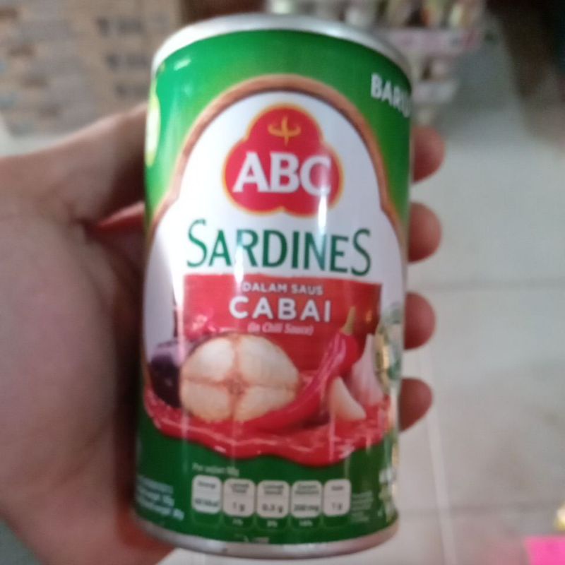 

Abc Sardines Cabai 155 gram