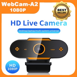 [100% HIGH QUALITY] HD Webcam Desktop Laptop Video Conference 1080P Mic A2 Webcam