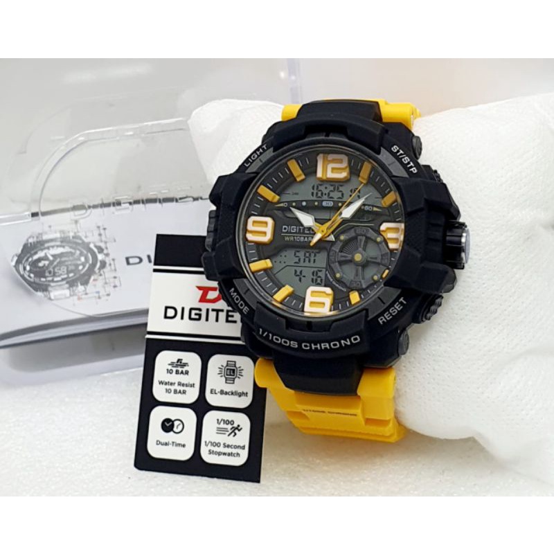 Jam Tangan Digitec 2176 Jam Tangan Dualtime Digitec Outdoor Dualtime Pria Terlaris