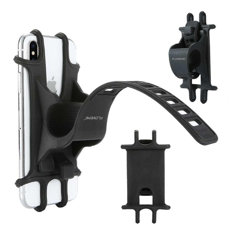 Floveme Bike Smartphone Holder Sepeda Universal Bicycle - P0192366 ( Mughnii )